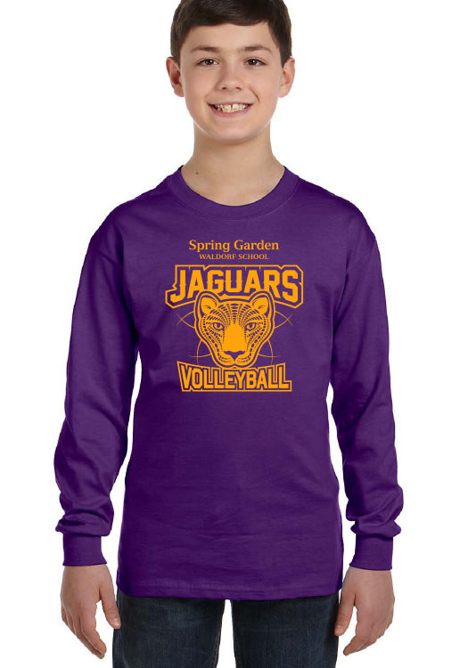 YOUTH VOLLEYBALL PURPLE LS TEE